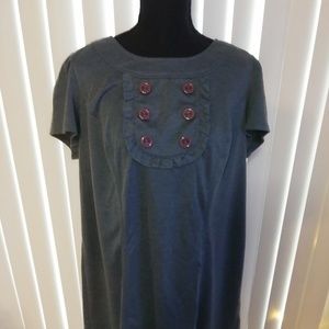 Grey Shift Dress 2X